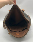 Louis Vuitton Brown Monogram Coated Canvas Lockit Tote Bag