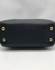 Michael Kors Black Saffiano Leather Cynthia Convertible Satchel Bag