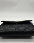 Steve Madden Black Quilted Crossbody Bag