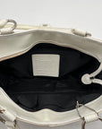 Coach Straw Raffia And Leather Vintage Legacy Shoulder Bag M7904