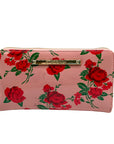 Betsy Johnson Blush Pink Floral Clutch