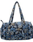 Vera Bradley Navy Blue Windsor Duffle Bag