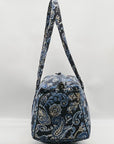 Vera Bradley Navy Blue Windsor Duffle Bag