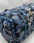 Vera Bradley Navy Blue Windsor Duffle Bag