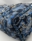 Vera Bradley Navy Blue Windsor Duffle Bag
