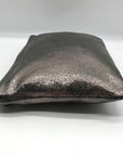 Marc Jacobs Dark Glossy Gray Zip Pouch