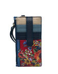 Brighton Red Pebbled Leather Blossom Hill Rouge Card Wristlet
