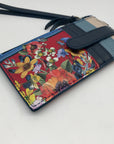 Brighton Red Pebbled Leather Blossom Hill Rouge Card Wristlet