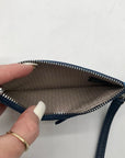 Brighton Red Pebbled Leather Blossom Hill Rouge Card Wristlet