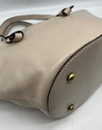 Patricia Nash Chalk White Leather Corallina Convertible Satchel