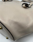 Patricia Nash Chalk White Leather Corallina Convertible Satchel