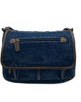 Blue Denim Shoulder Bag