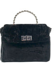 I.N.C. International Concepts Black Velvet Emiliee Top Handle Crossbody