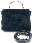 I.N.C. International Concepts Black Velvet Emiliee Top Handle Crossbody