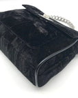 I.N.C. International Concepts Black Velvet Emiliee Top Handle Crossbody