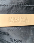Michael Kors Jet Set Black Embossed Python Tote