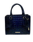 Brahmin Blue Leather Caim Melbourn Satchel bag