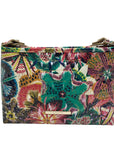 Brahmin Multicolor Croc Embossed Leather Lorelei Shoulder Bag
