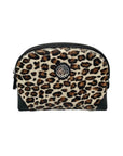 Brighton Brown Leopard Fur Convertible Crossbody