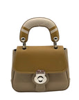 Burberry Beige Leather DK88 Top Handle Crossbody Bag