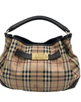 Burberry Signature Haymarket Check Medium Willenmore Hobo Bag