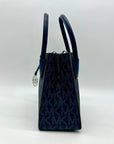 Michael Kors Blue Colorblock Coated Canvas Medium Crossbody