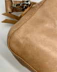 MMS Brands Brown Faux Leather Mini Cargo-Style Crossbody Bag