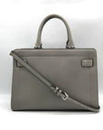 Michael Kors Gray Saffiano Leather Medium Rayne Convertible Satchel