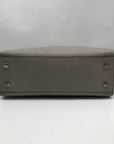 Michael Kors Gray Saffiano Leather Medium Rayne Convertible Satchel
