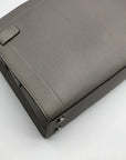 Michael Kors Gray Saffiano Leather Medium Rayne Convertible Satchel
