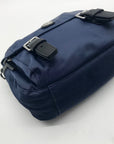 Navy Blue Tory Burch Nylon Small Messenger Bag