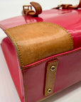 Dooney & Bourke Pink Janine Patent Leather Satchel