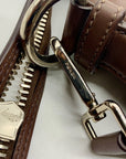 Prada Brown Cervo Leather Hobo Bag