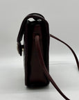Brighton One World Brown Woven Leather Crossbody