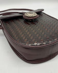 Brighton One World Brown Woven Leather Crossbody