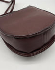 Brighton One World Brown Woven Leather Crossbody