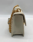 Christian Dior Chalk Leather 30 Montaigne East West Shoulder Bag