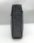 DKNY Black Logo Zoie Messenger Crossbody Bag