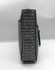 DKNY Black Logo Zoie Messenger Crossbody Bag