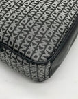 DKNY Black Logo Zoie Messenger Crossbody Bag