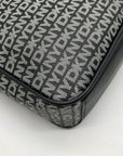 DKNY Black Logo Zoie Messenger Crossbody Bag
