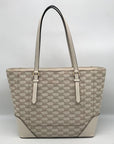 Michael Kors Signature Canvas Natural Beige Aria Tote
