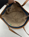 Michael Kors Kempton Large EW Navy Blue Nylon Shoulder Bag