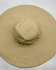 I.N.C. International Concepts Natural Embellished Oversized Floppy Hat