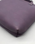 Portland Leather Goods Lavender Mini Crossbody Tote Bag