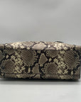 Michael Kors Dillon Snake-Embossed Leather Satchel Bag