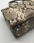 Michael Kors Dillon Snake-Embossed Leather Satchel Bag