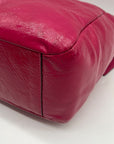 Coach Fuchsia Madison Leather Maggie Shoulder Bag-14118