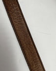 Fossil Brown Leather Vintage Turn Lock Crossbody Bag
