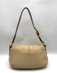 Vintage Coach Beige Pebbled Leather Soho Shoulder Bag 11840